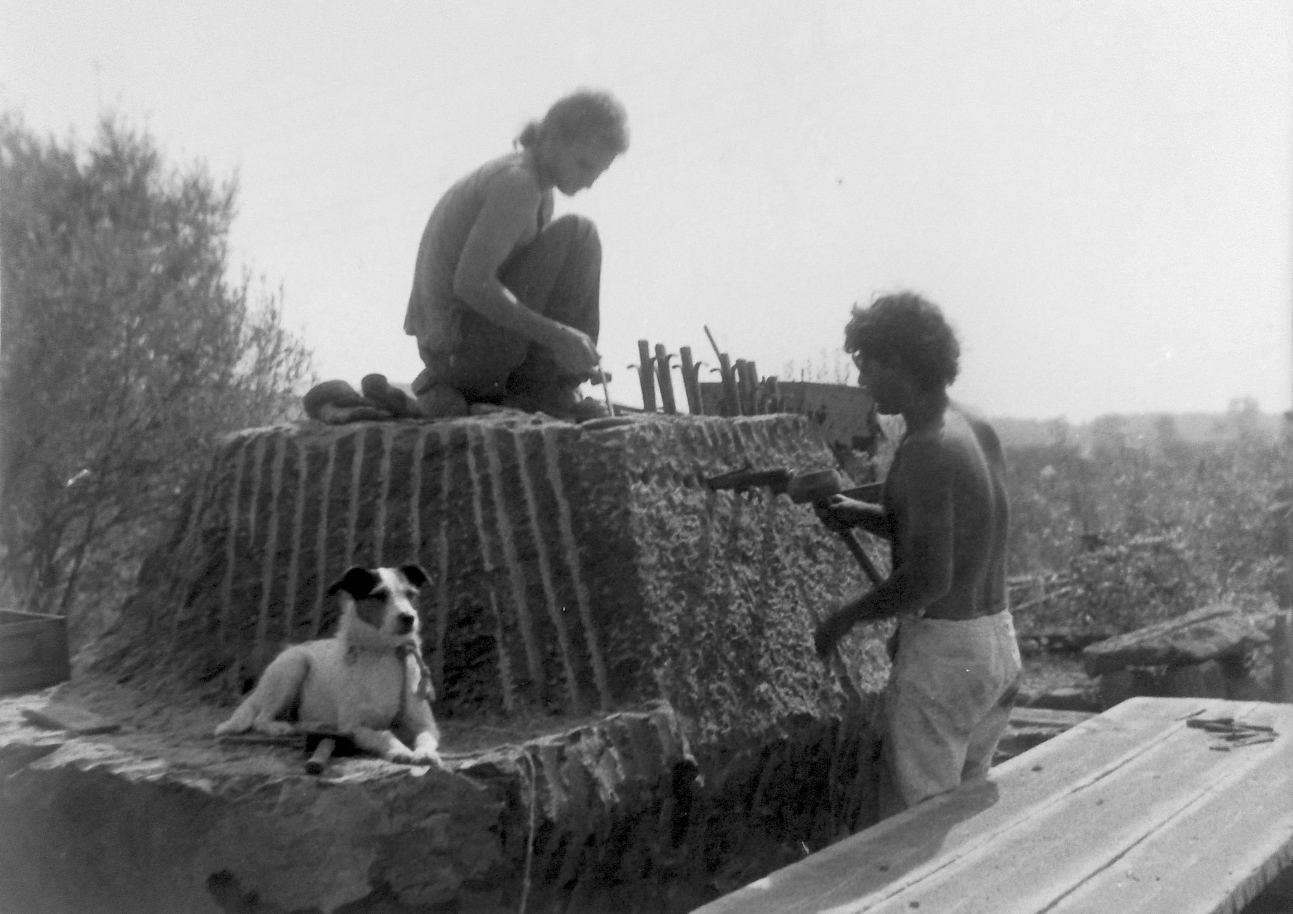 Foto Klaus Rigendinger; Piero Maspoli, Beat Huber, Weiningen 1982